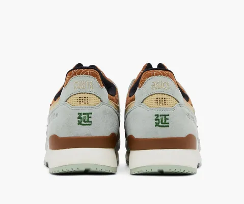 Кроссовки COSTS x Gel Lyte 3 OG «Cane Vine» коричневый,зеленый