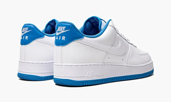 Кроссовки Air Force 1 '07 «White / Light Photo Blue» белый