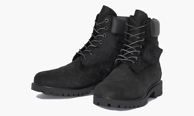 Обувь Timberland 6″ Premium Waterproof Boot Supreme Diamond Plate Black черный