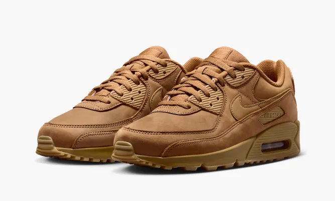 Кроссовки Nike Air Max 90 Premium «Wheat» коричневый