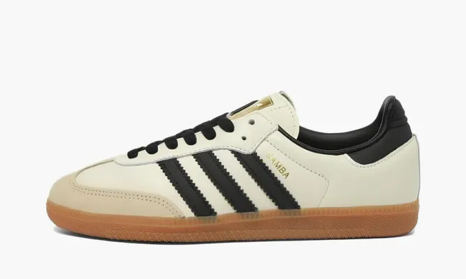 Кроссовки Adidas Samba OG WMNS «Cream White Sand Strata» кремовый