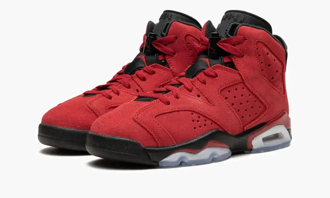 Кроссовки Air Jordan 6 GS «Toro Bravo» красный