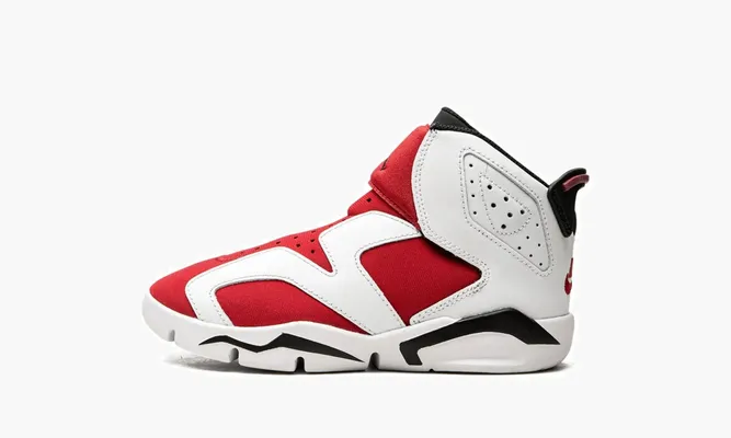 Кроссовки Air Jordan 6 Retro Little Flex «Carmine» белый