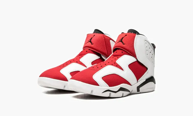Кроссовки Air Jordan 6 Retro Little Flex «Carmine» белый