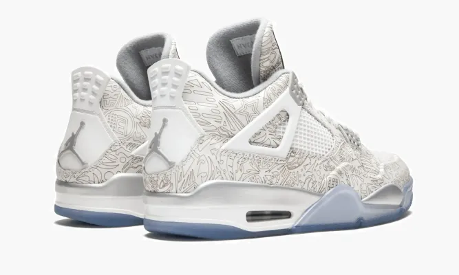 Кроссовки Air Jordan 4 Retro Laser «30th Anniversary» белый