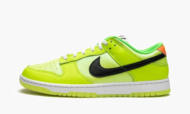 Кроссовки Nike Dunk Low «Glow In The Dark» зеленый
