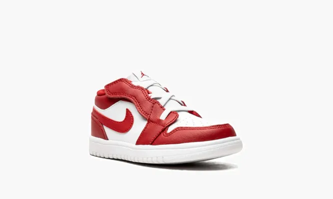 Для самых маленьких Air Jordan 1 Low Alt TD «Gym Red / White» бежевый