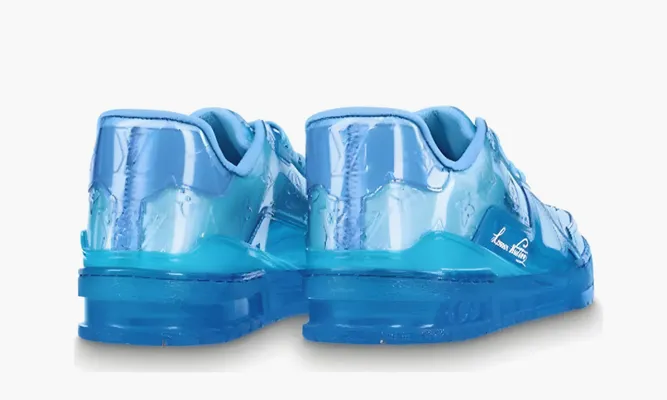 Кроссовки Louis Vuitton Trainer Sneaker Pvc «Blue» lightBlue