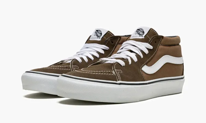 Кроссовки Vans Sk8-mid Vault LX «Jjjjound - Brown» коричневый