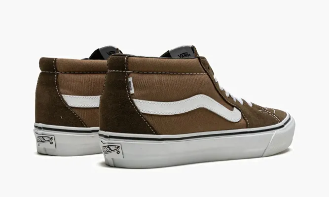Кроссовки Vans Sk8-mid Vault LX «Jjjjound - Brown» коричневый