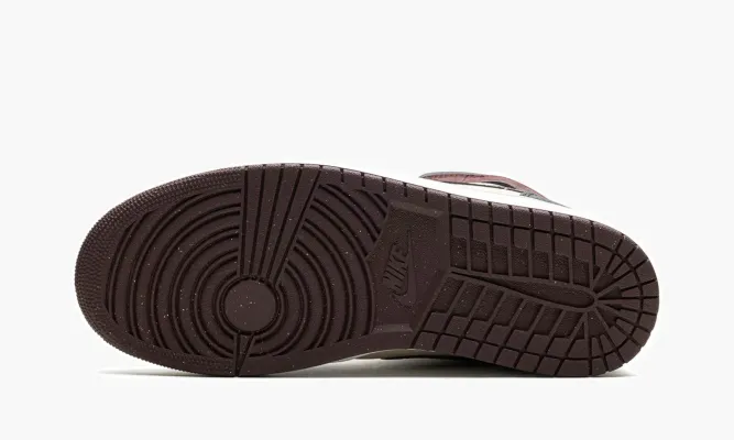 Кроссовки Air Jordan 1 Mid SE «Velvet Brown» коричневый