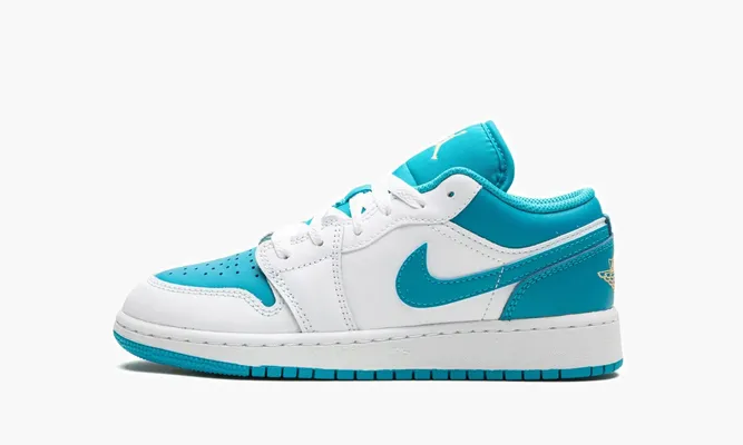 Кроссовки Air Jordan 1 Low GS белый