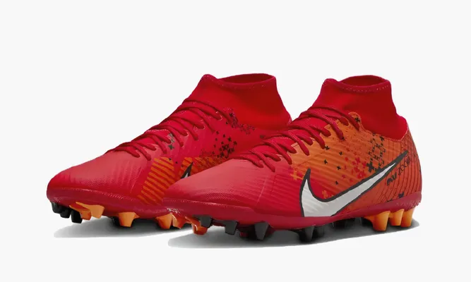 Для футбола Nike Mercurial Superfly 9 «Red» красный,оранжевый