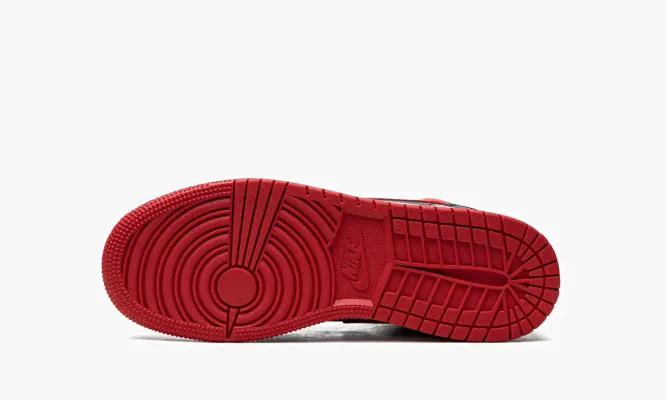 Кроссовки Air Jordan 1 Mid GS «Alternate Bred» черный