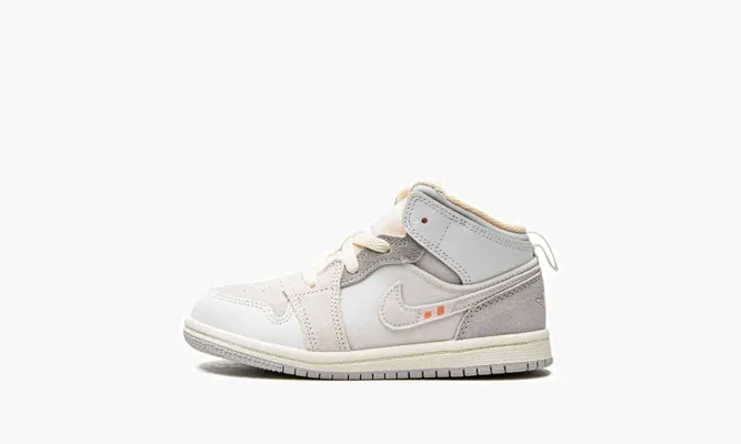 Для самых маленьких Air Jordan 1 Mid SE Craft TD бежевый