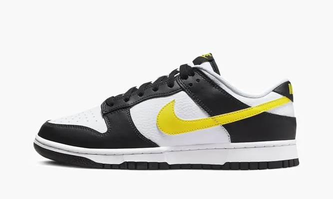 Кроссовки Nike Dunk Low «Black Opti Yellow» белый