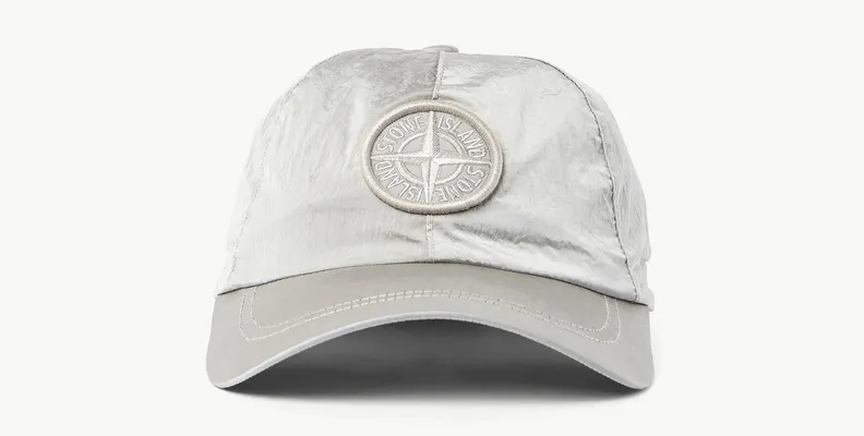 Аксессуары Stone Island Logo Embroidery Baseball Cap «Grey» серый