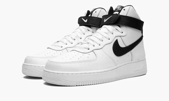 Кроссовки Air Force 1 High '07 «White / Black» белый