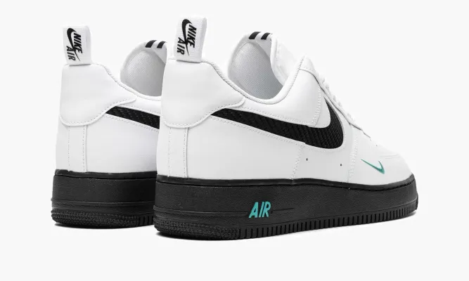 Кроссовки Nike Air Force 1 «White/Black Teal» белый