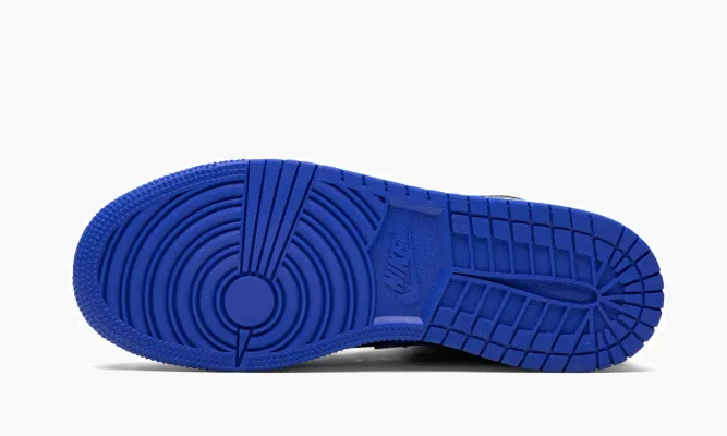 Кроссовки Air Jordan 1 Mid GS «Black Royal» черный