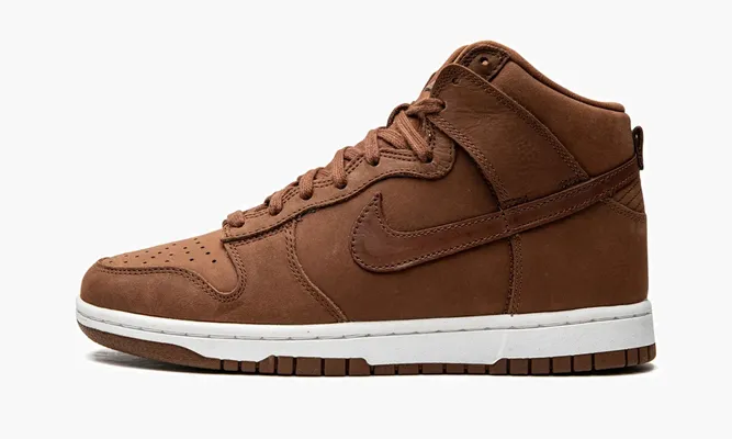Кроссовки Nike Mn Dunk High Premium WMNS «Pecan» коричневый