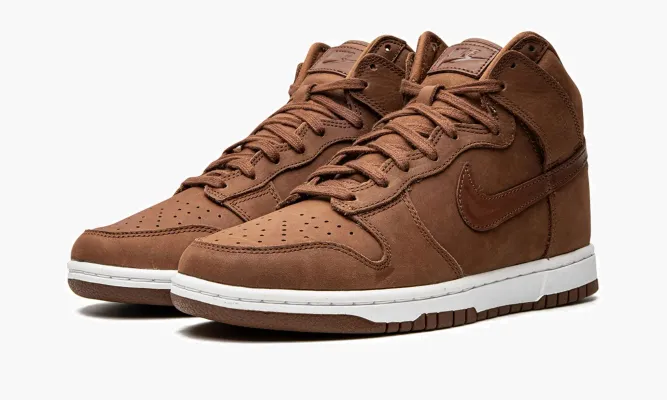 Кроссовки Nike Mn Dunk High Premium WMNS «Pecan» коричневый