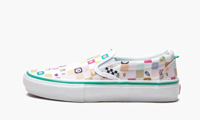 Кроссовки Vans Skate Slip-on Ltd «Frog Skateboards» разноцветный