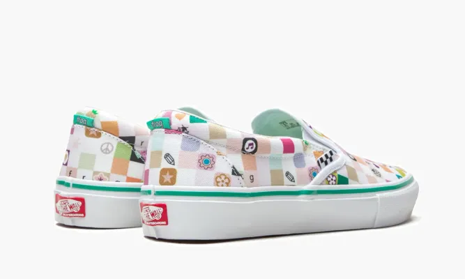 Кроссовки Vans Skate Slip-on Ltd «Frog Skateboards» разноцветный