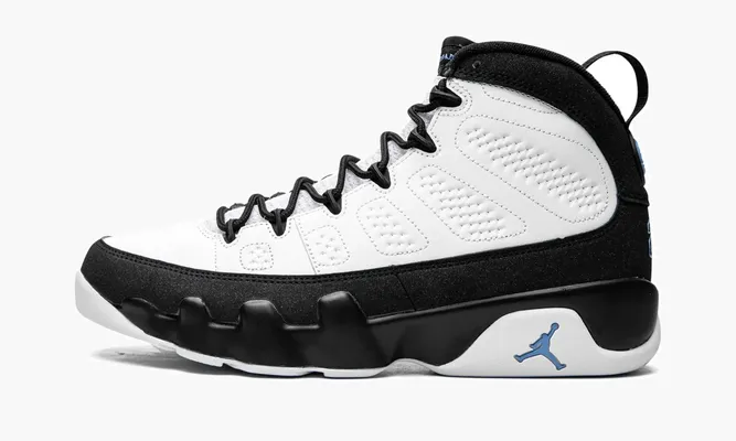 Кроссовки Air Jordan 9 Retro «University Blue» белый
