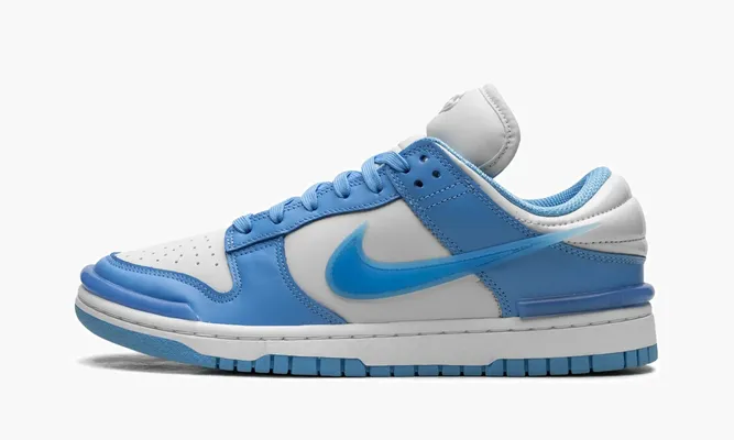 Кроссовки Nike Dunk Low Tist WMNS «University Blue» белый