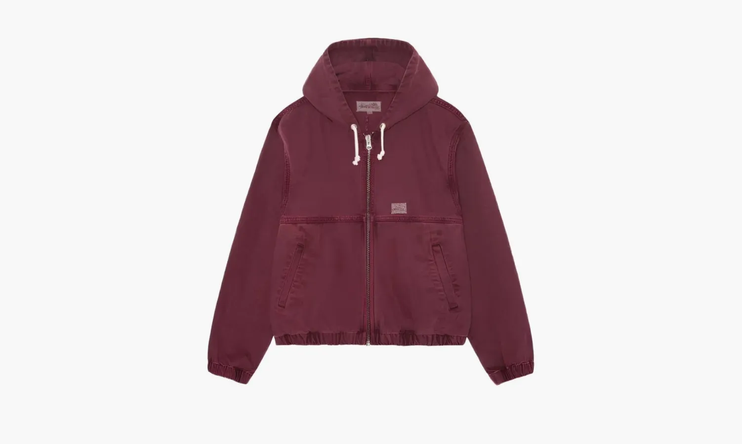 Stussy Zip Hoodie «Burgundy»