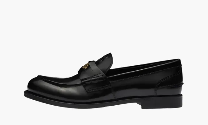 Обувь Miu Miu Brushed Leather Loafers «Black» черный