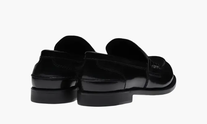 Обувь Miu Miu Brushed Leather Loafers «Black» черный