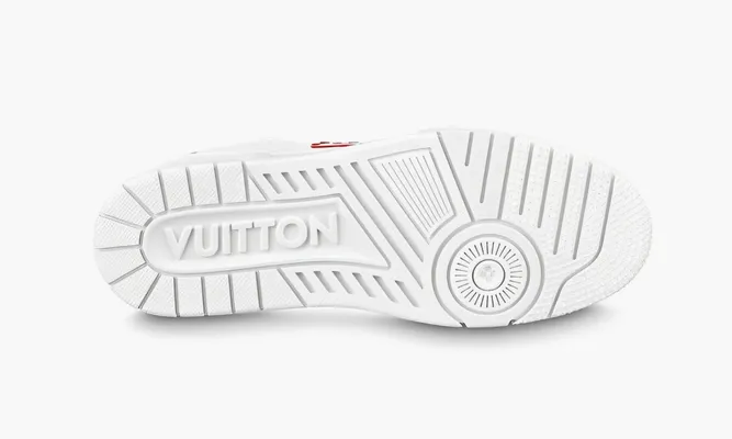 Кроссовки Louis Vuitton Trainer «Red Tint» белый