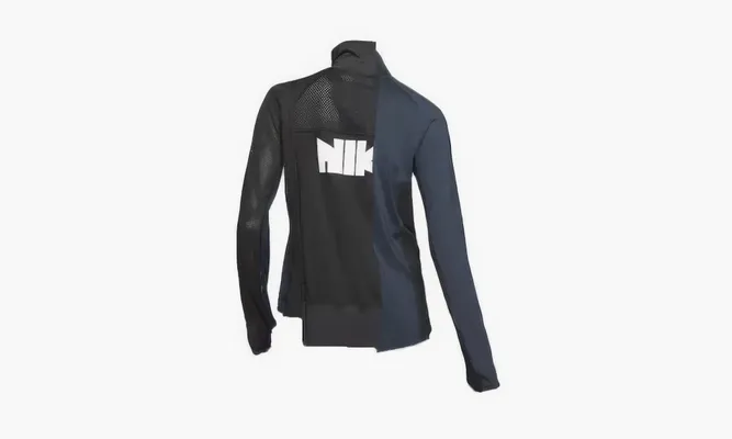 Одежда Nike X Sacai Half Zip Jacket WMNS «Dark Obsidian» синий