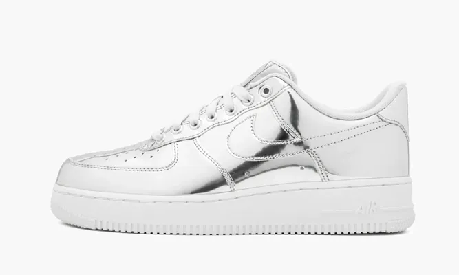 Кроссовки Air Force 1 SP WMNS «Metallic Chrome» металлический