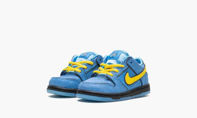 Кроссовки Nike SB Dunk Low TD «The Powerpuff Girls Bubbles» синий