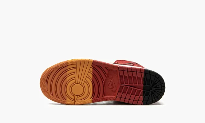 Для самых маленьких Air Jordan 1 Mid SE PS «Picnic» оранжевый