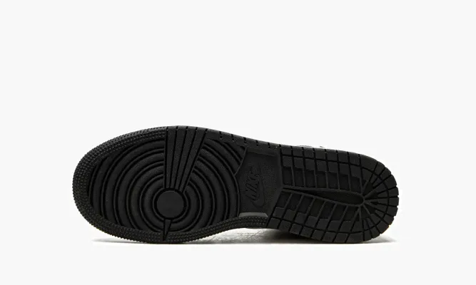 Кроссовки Air Jordan 1 Mid GS «Houndstooth» черный
