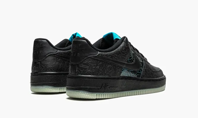 Кроссовки Air Force 1 Low GS «Space Jam - Computer Chip» черный