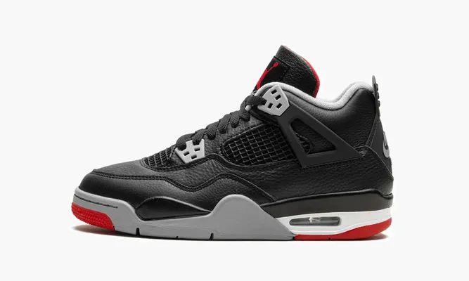 Кроссовки Air Jordan 4 GS «Bred Reimagined» черный