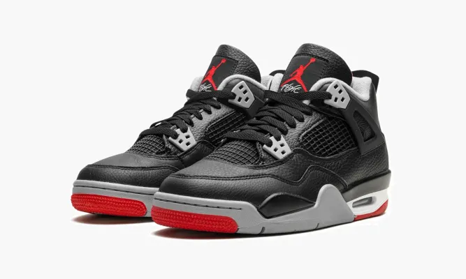 Кроссовки Air Jordan 4 GS «Bred Reimagined» черный