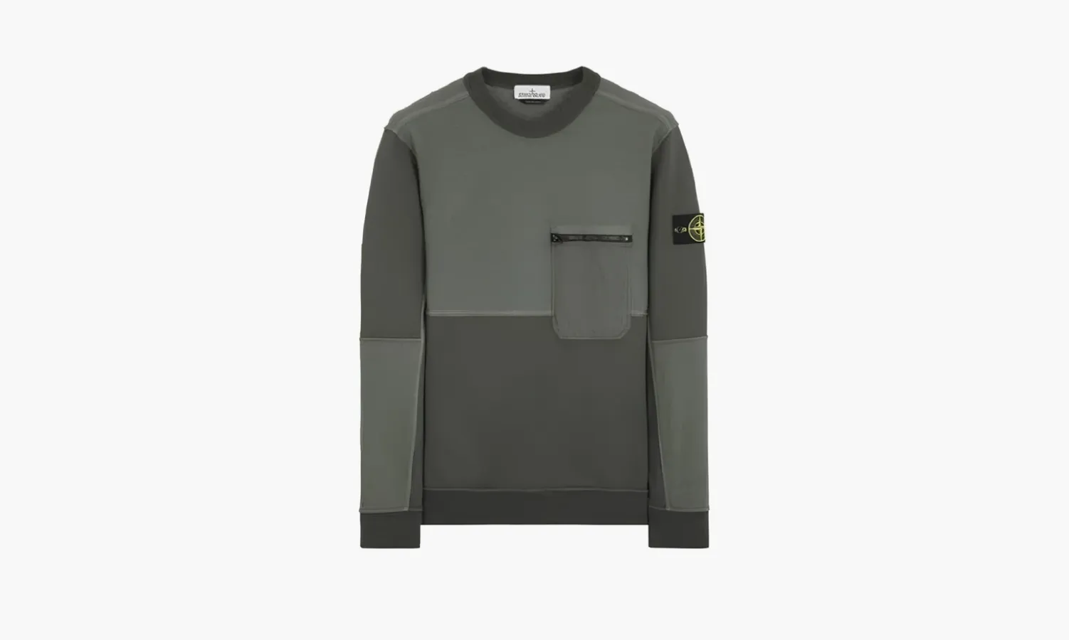 Stone Island Lightweight Cotton Sweatshirt «Olive»