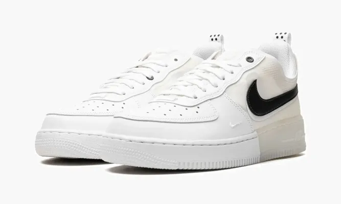 Кроссовки Air Force 1 Low React «White / Black» белый
