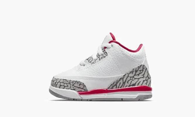 Для самых маленьких Air Jordan 3 TD «Cardinal» белый