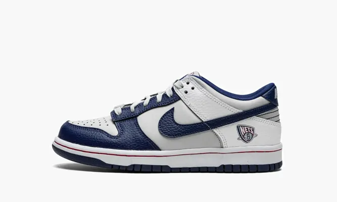 Кроссовки Nike Dunk Low «Nba 75th Anniversary Brooklyn Nets» серый