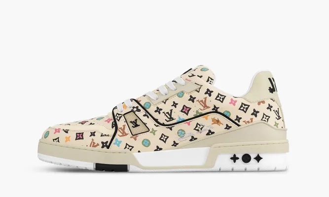 Кроссовки Louis Vuitton By Tyler, The Creator Lv Trainer «Beige» разноцветный