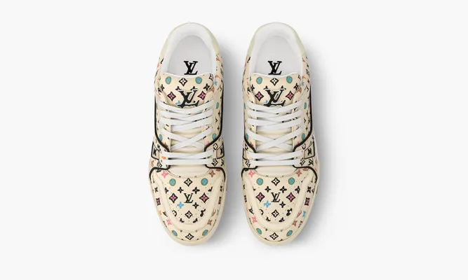 Кроссовки Louis Vuitton By Tyler, The Creator Lv Trainer «Beige» разноцветный