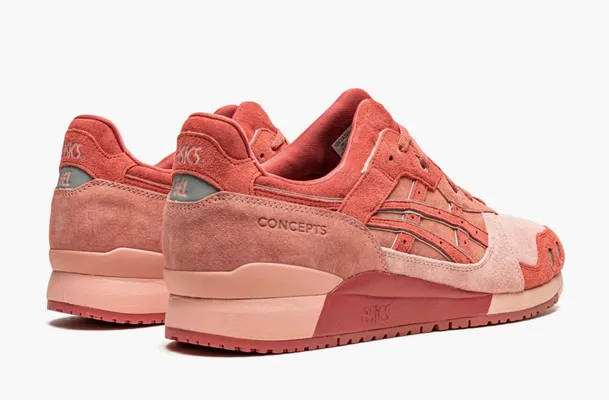 Кроссовки Concepts x Gel Lyte 3 «Otoro» розовый,красный