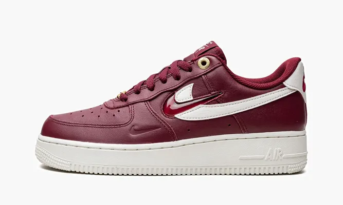Кроссовки W Air Force 1 Low «Logo Pack - Deep Red» бордовый